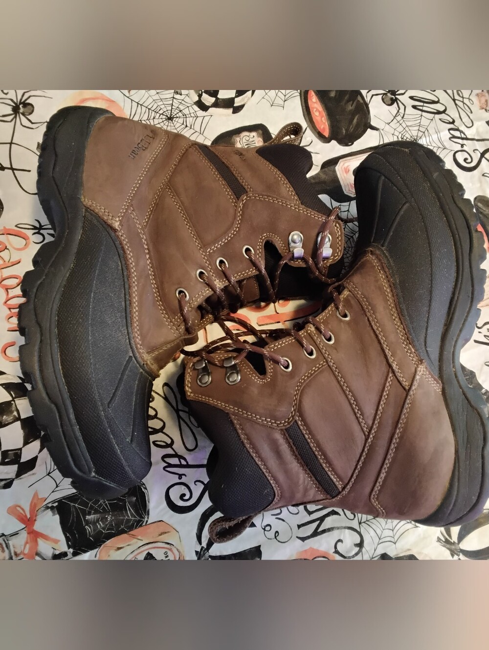 L.L. Bean Men's 10.5 10 1/2 Leather Waterproof duck hiking Boots tekgear 2.5